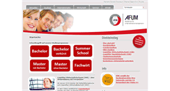Desktop Screenshot of afum.de